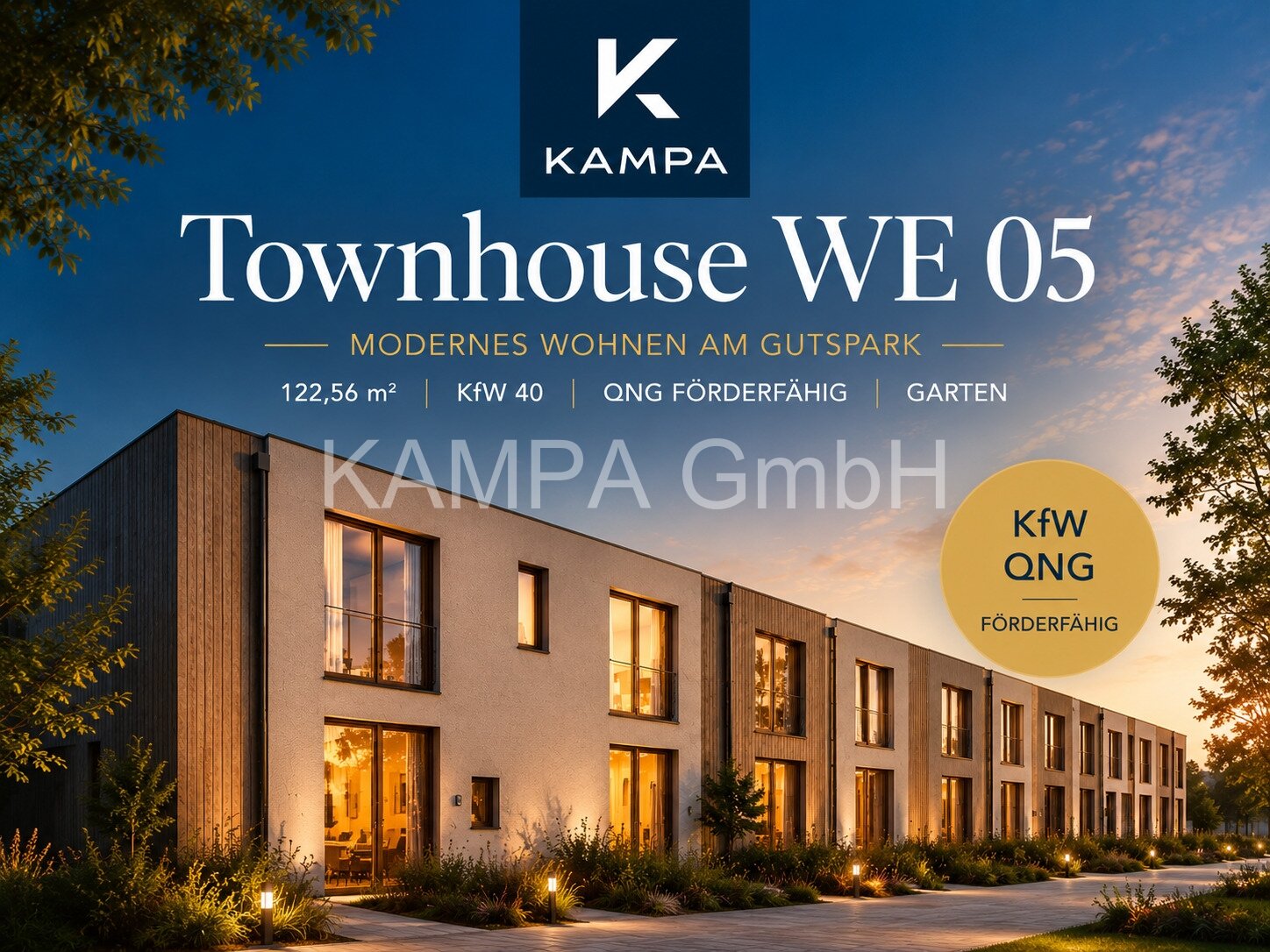 Modernes KfW-40-Townhouse mit PV, Speicher & Garten | Nachhaltiges Wohnen vor den Toren Berlins