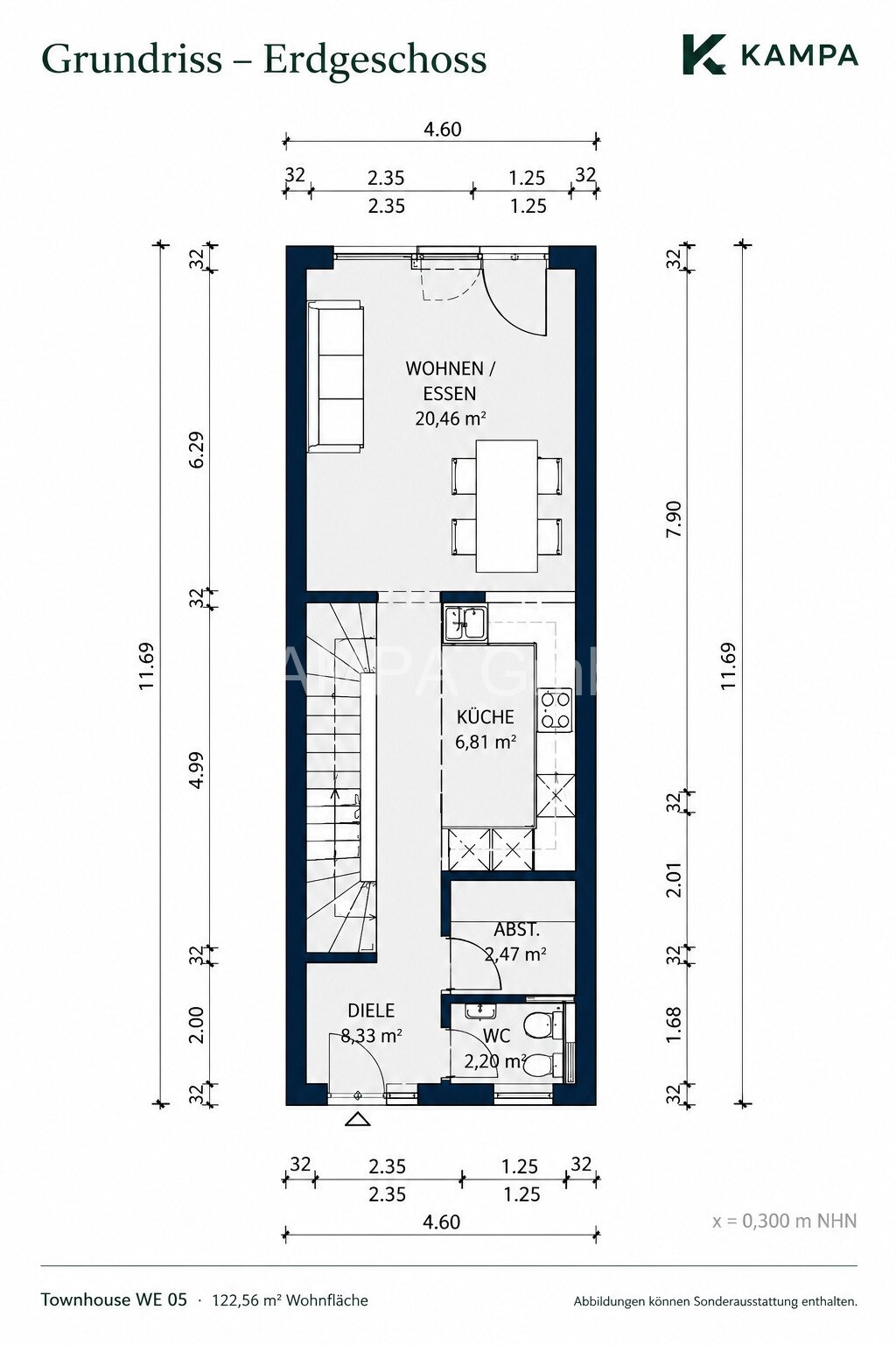 Modernes KfW-40-Townhouse mit PV, Speicher & Garten | Nachhaltiges Wohnen vor den Toren Berlins