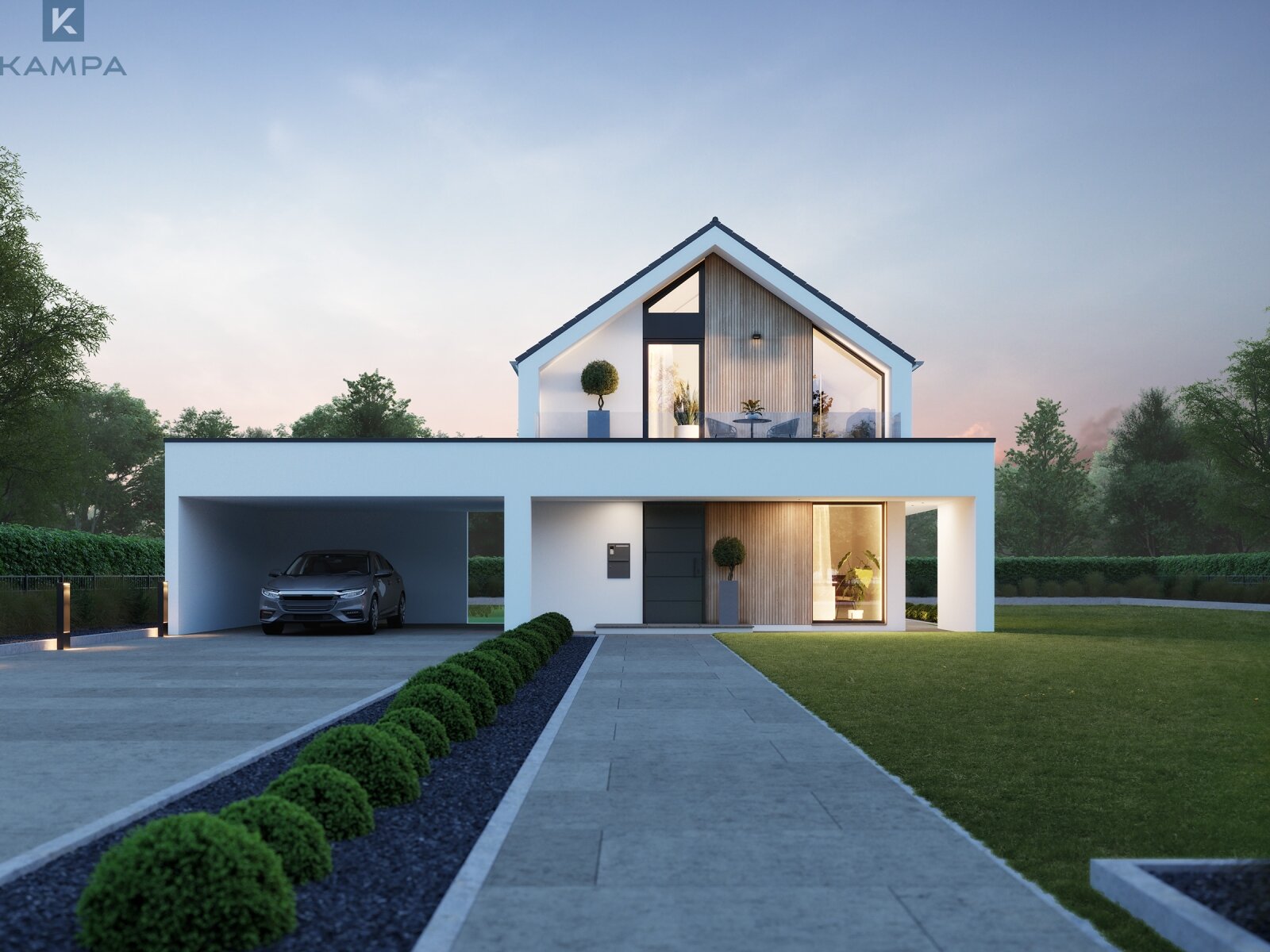 Moderne Giebelarchitektur neu gedacht