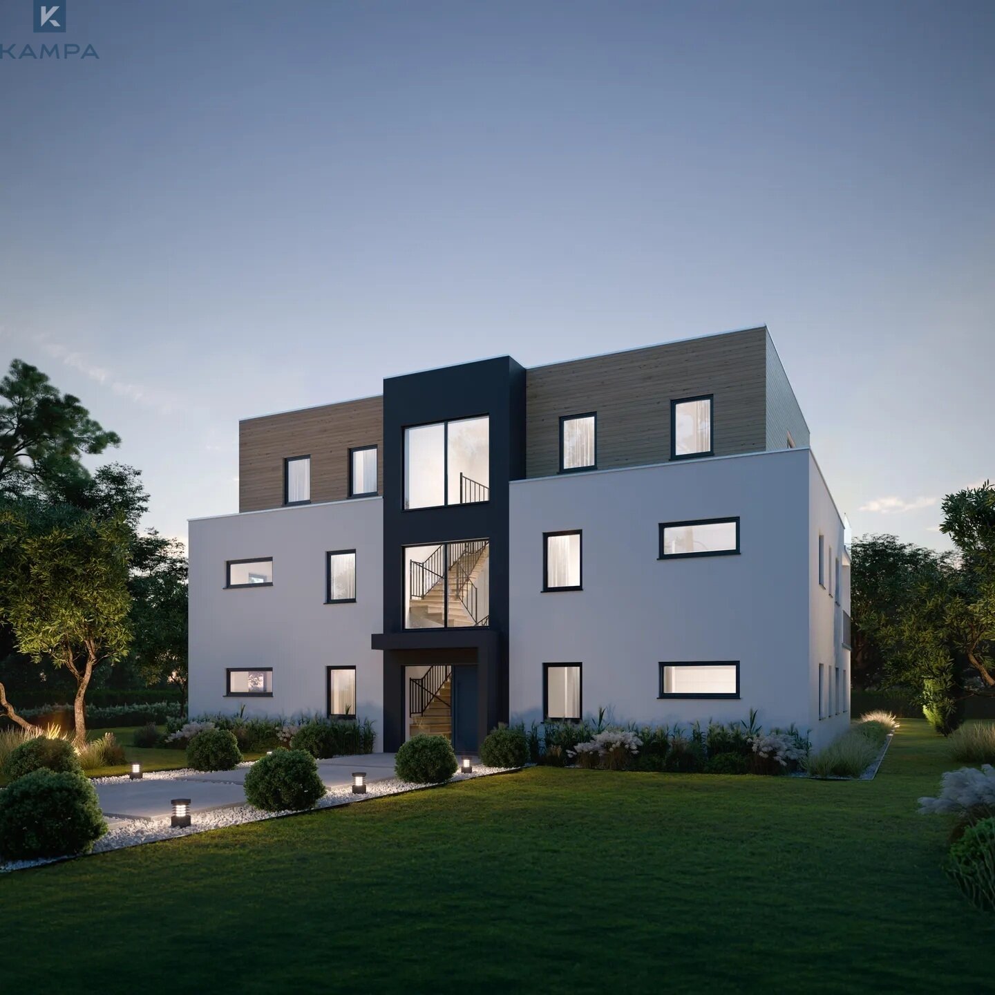 Modernes Wohnen in stilvoller Architektur