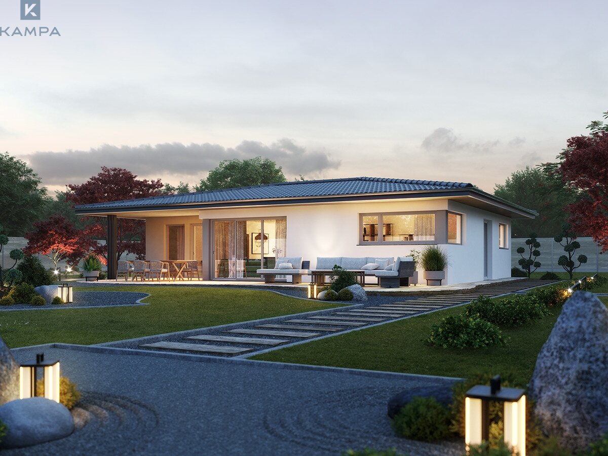 Ein Haus mit hoher Energieeffizienz, das laufende Kosten dauerhaft senkt.