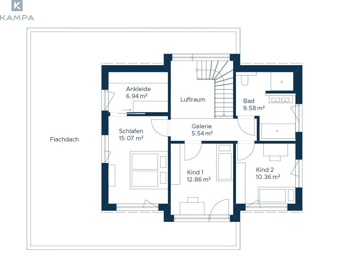 Ein Haus mit hoher Energieeffizienz, das laufende Kosten dauerhaft senkt. 